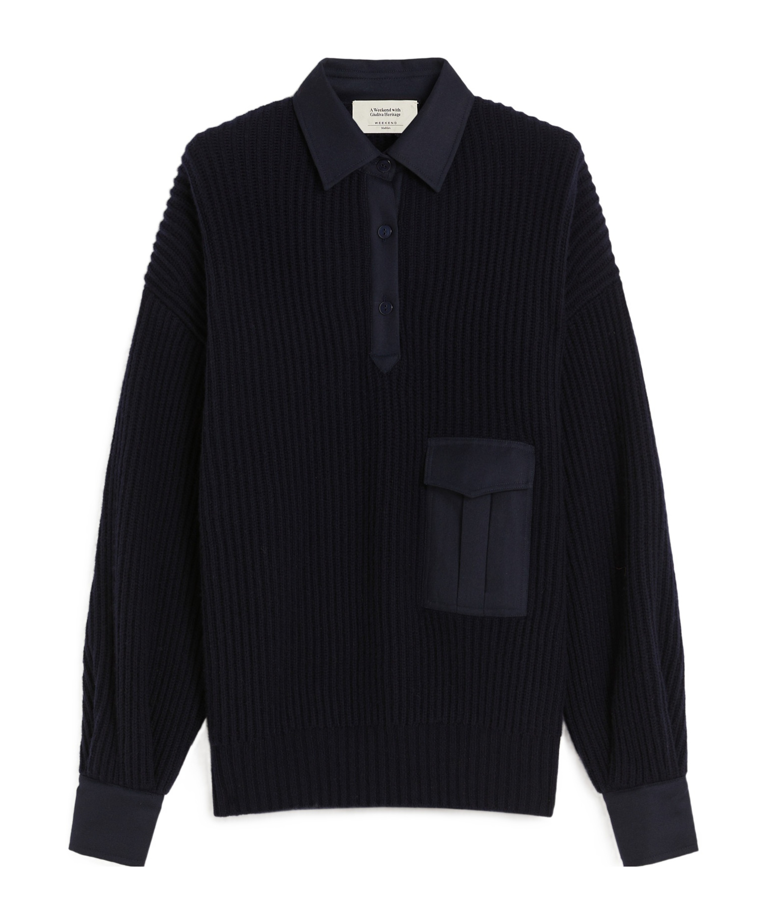 Weekend Max Mara Wool And Cashmere Pullover In Black