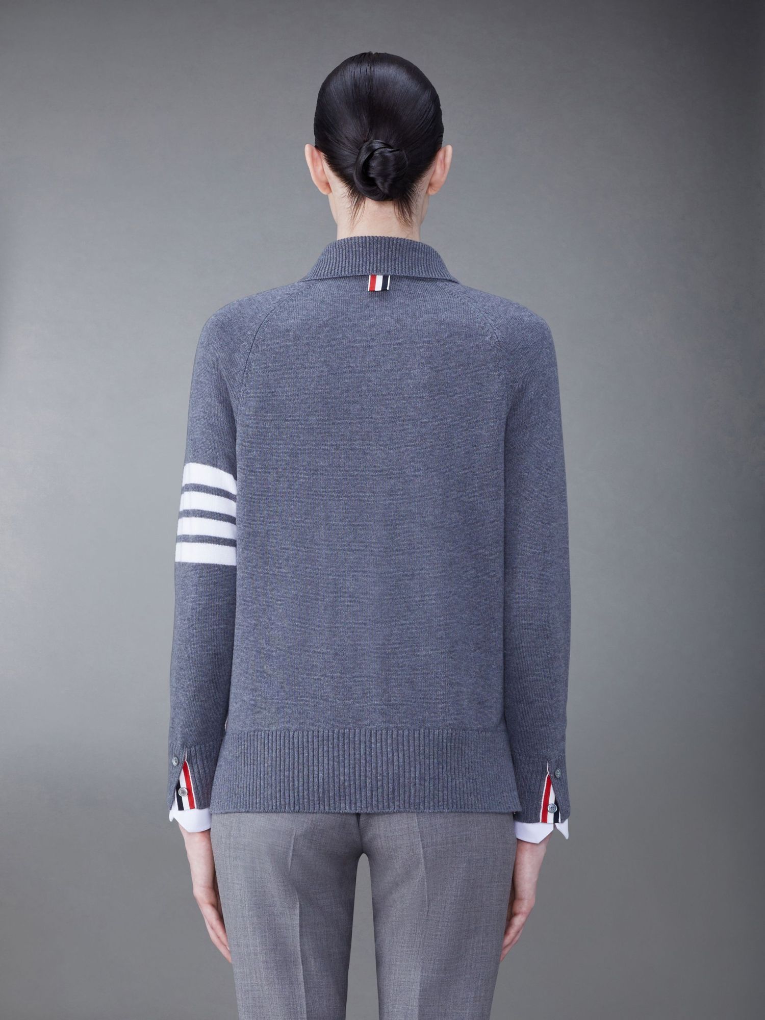 Thom Browne 4-bar Stripe Cardigan In Multicolor