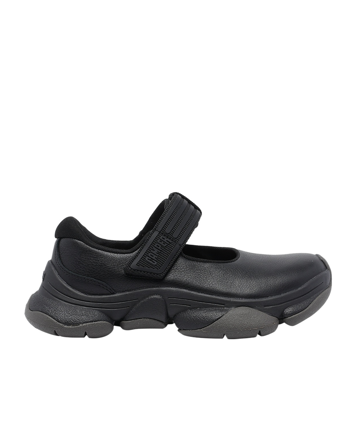 Camper Velcro Round Toe Sneakers In Black