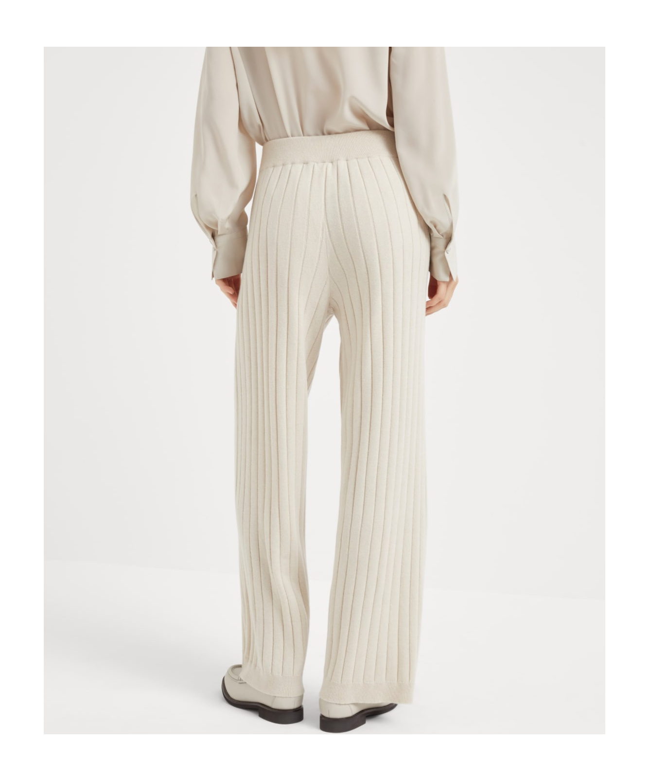 Brunello Cucinelli Plain Luo Trousers In Nude