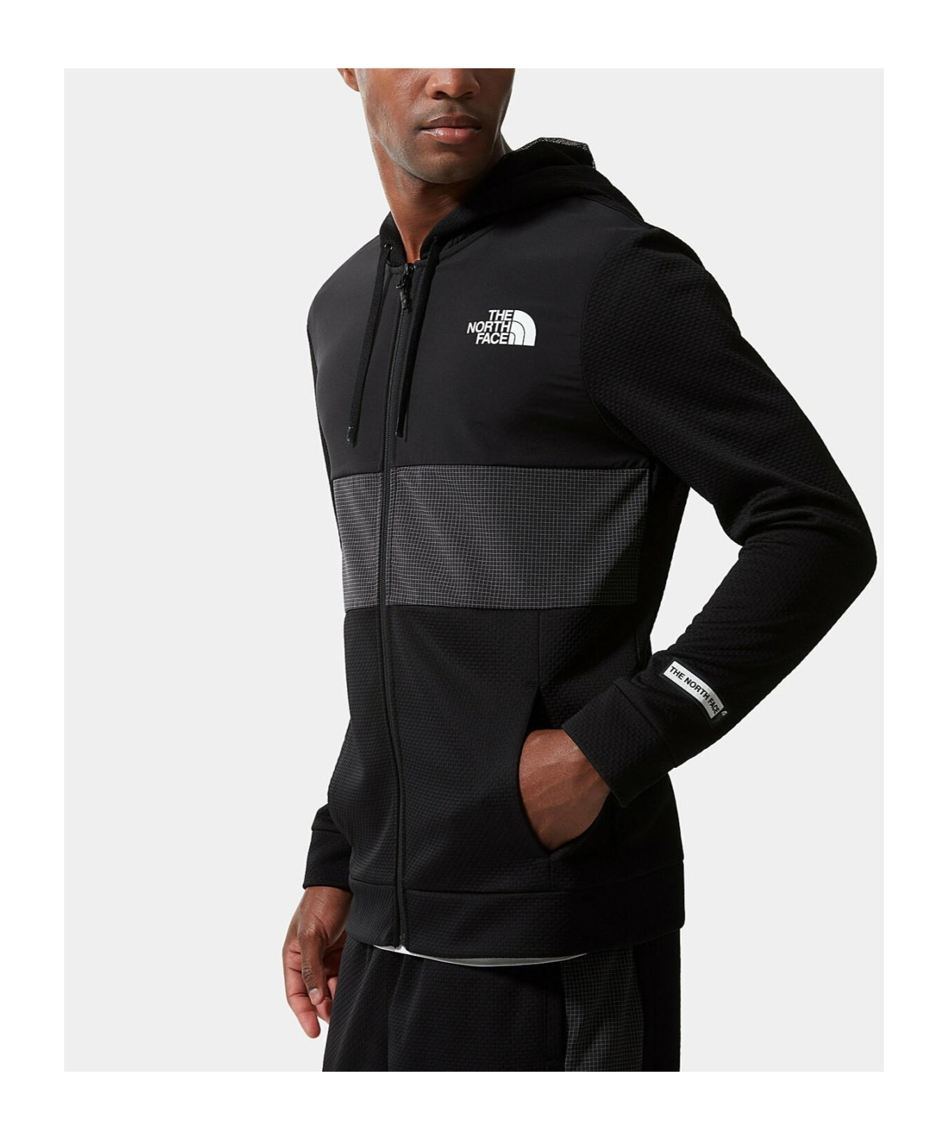 The North Face Zip-up Jacket In Black
