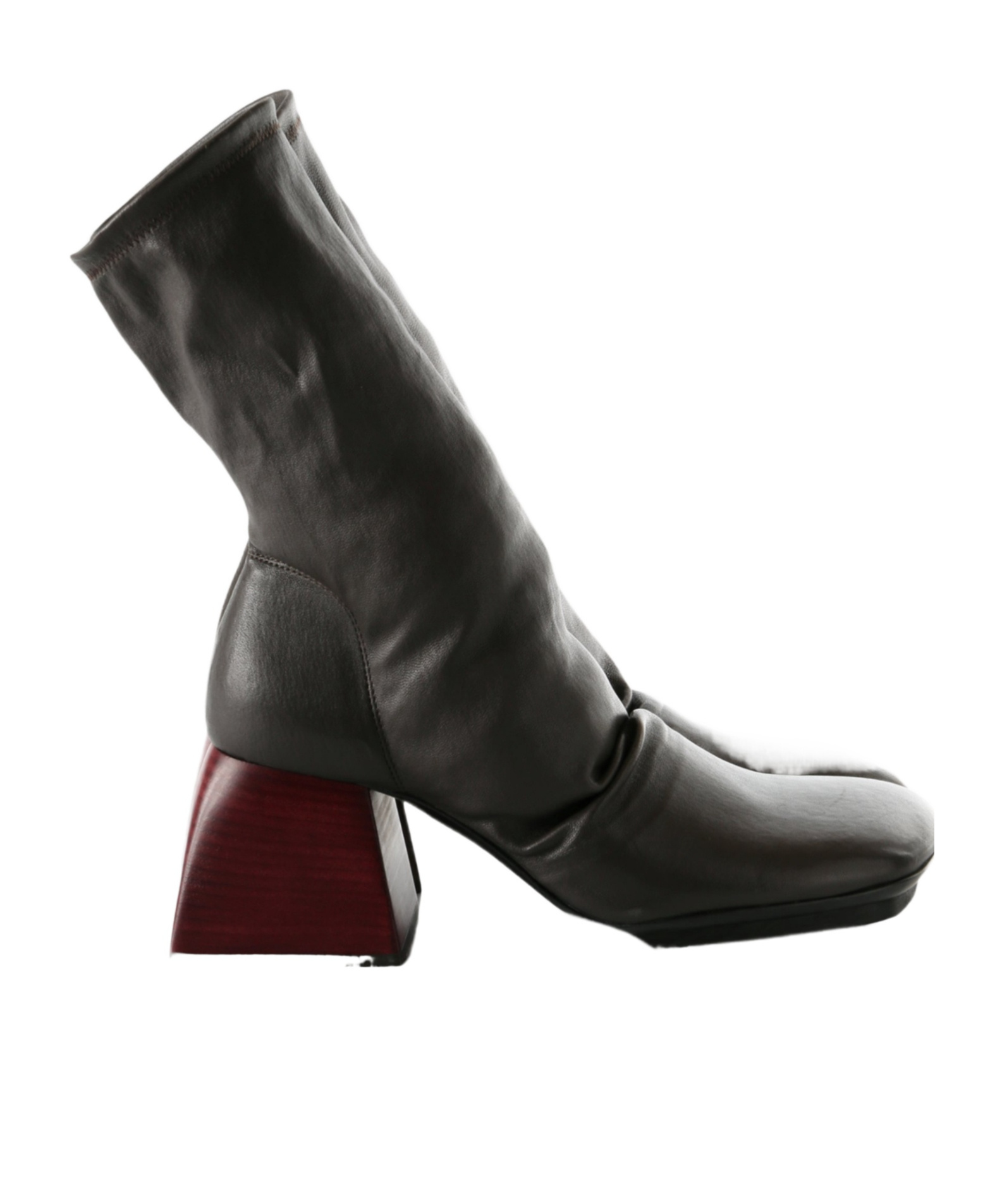 Uma Wang Tretch Short Boots In Black