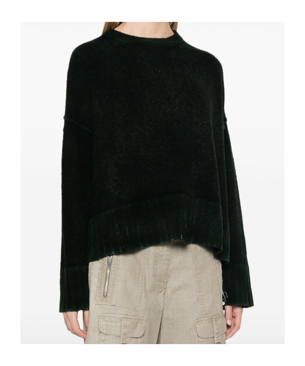 Avant Toi Long-sleeved Sweater In Black
