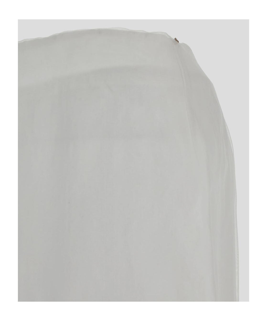 Shop Sportmax Zip Detailed High Waist Skirt In Gray