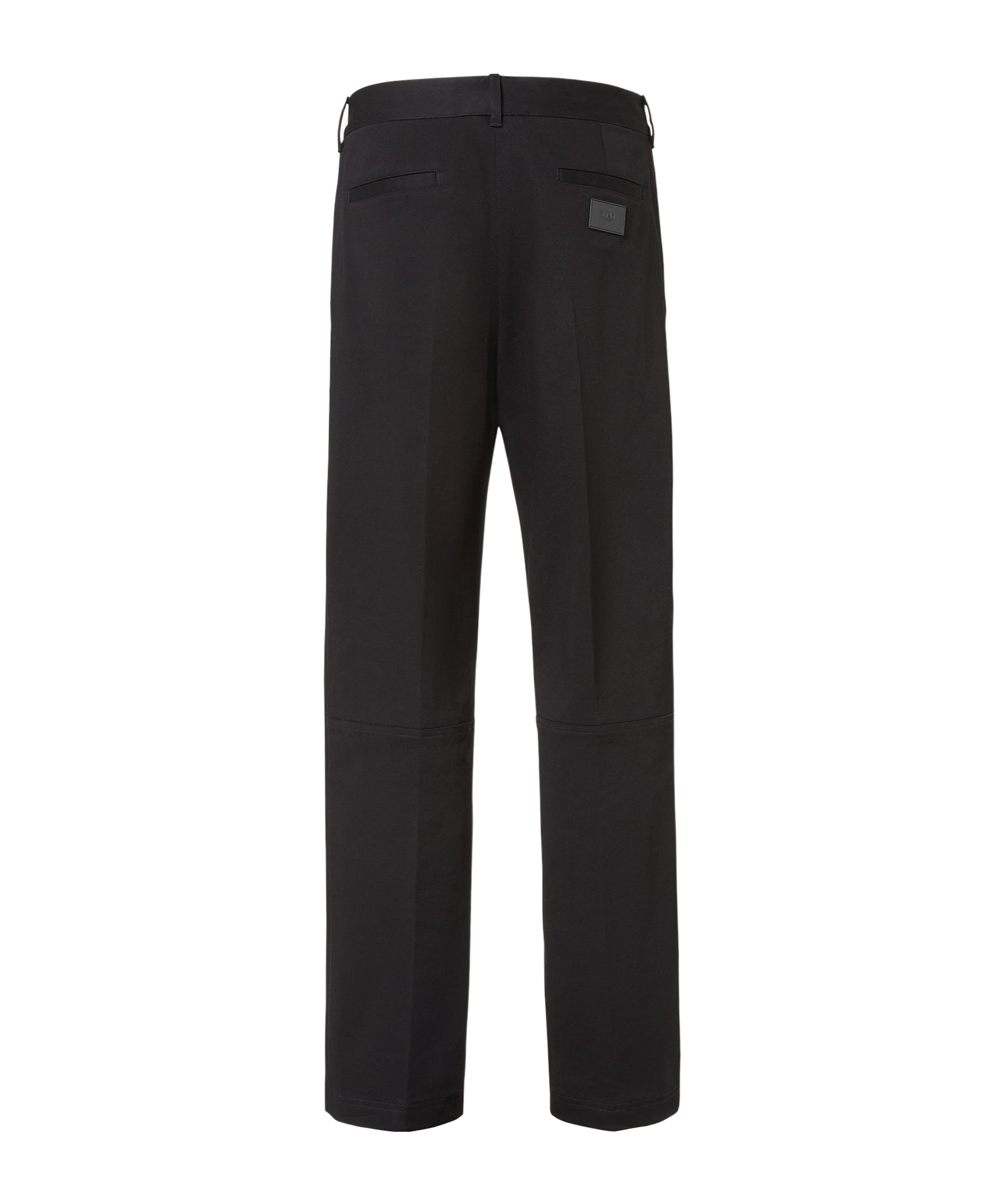 Fendi Black Gabardine Pants In Black