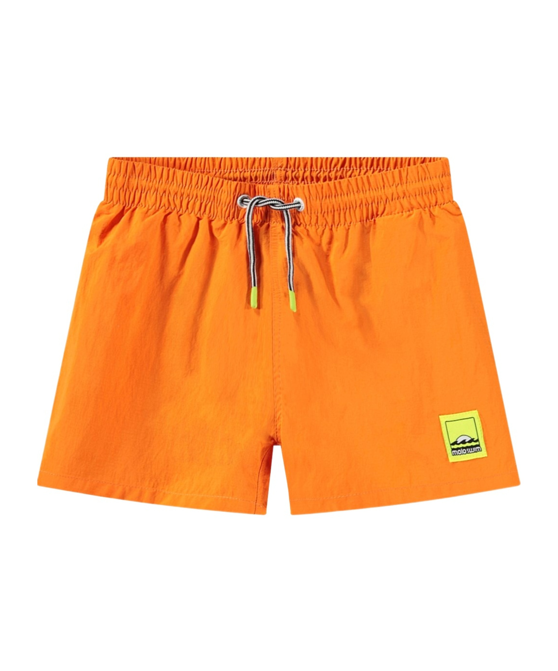 Molo Niko Solid Swim Shorts In Orange