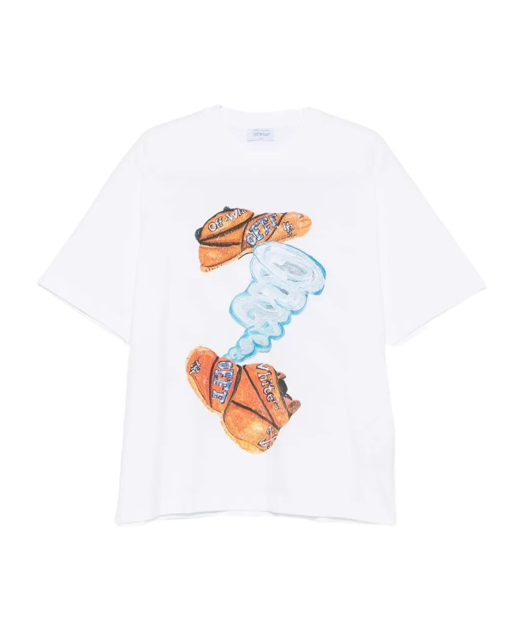 Off-white Graphic-print T-shirt In White