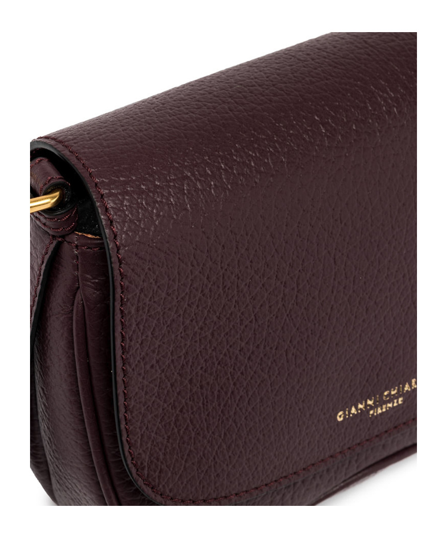 Shop Gianni Chiarini Chiara Flip Shoulder Bag In Black