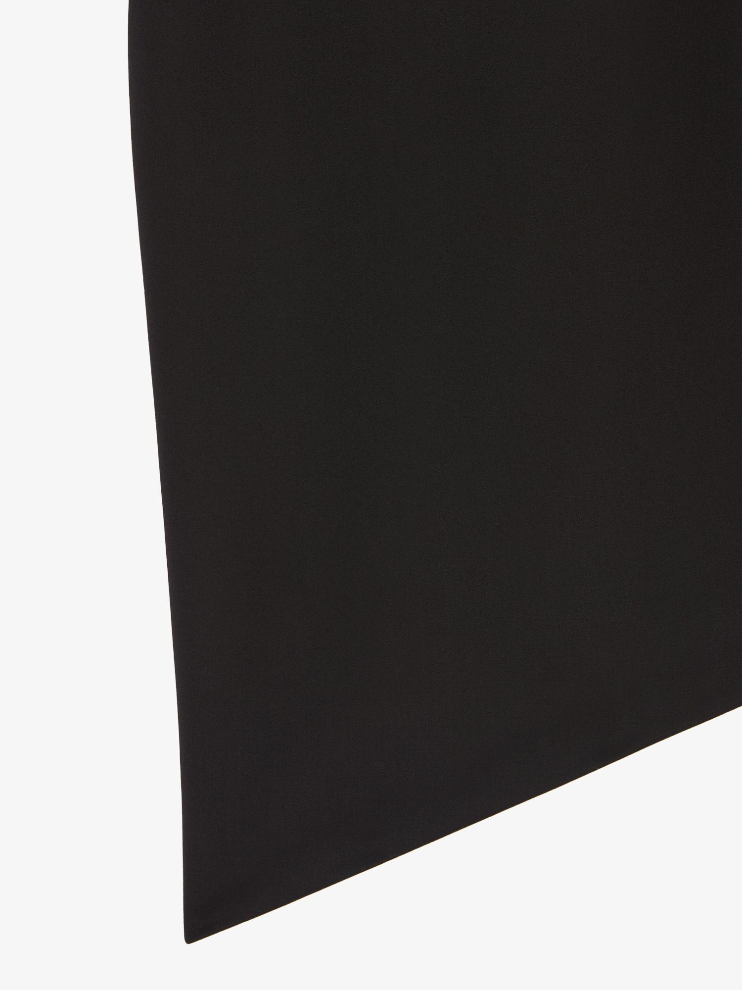 Shop Givenchy Asymmetric Bustier Dress In Wool In Black