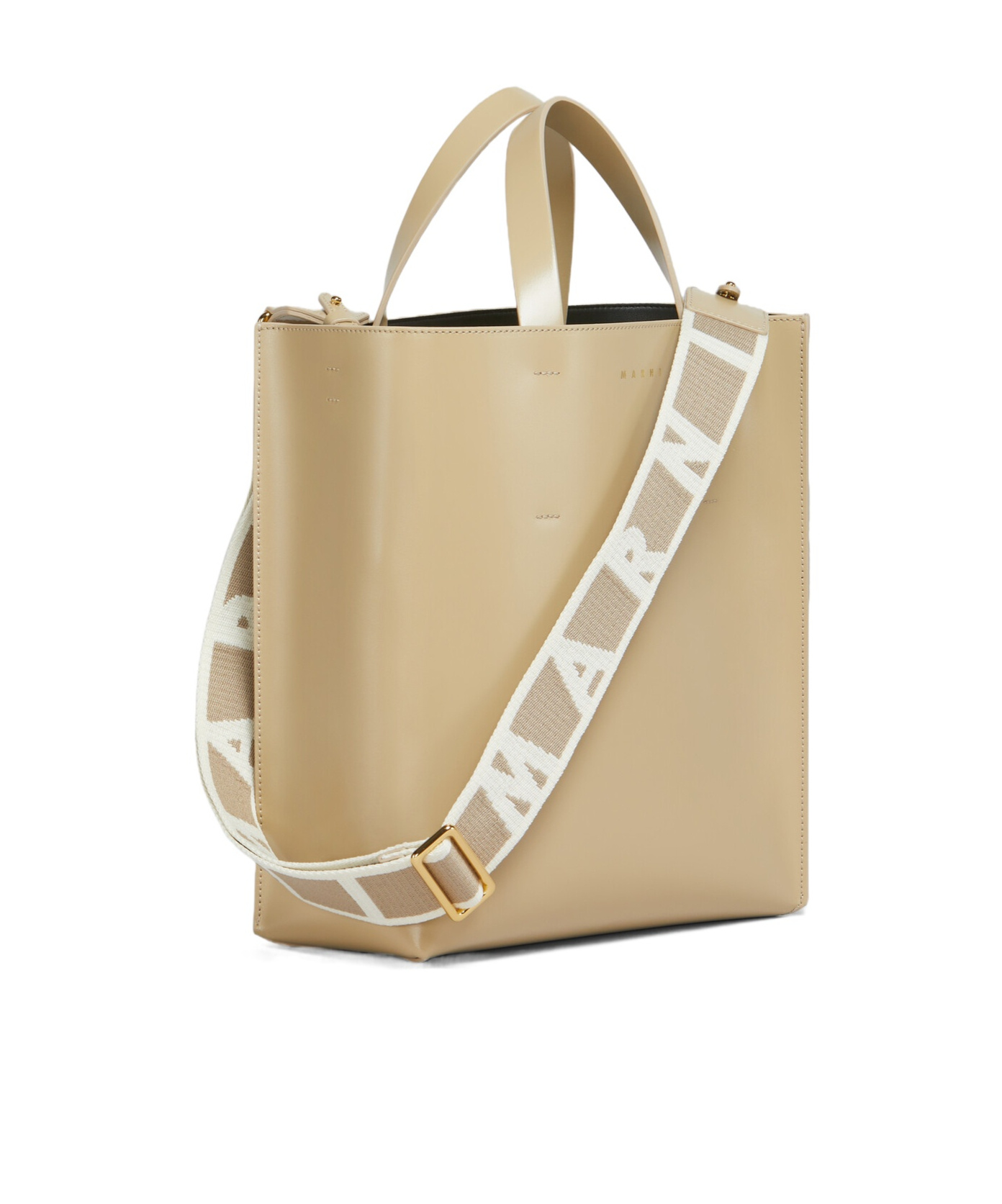 Marni Museo Small Shoulder Bag In Beige