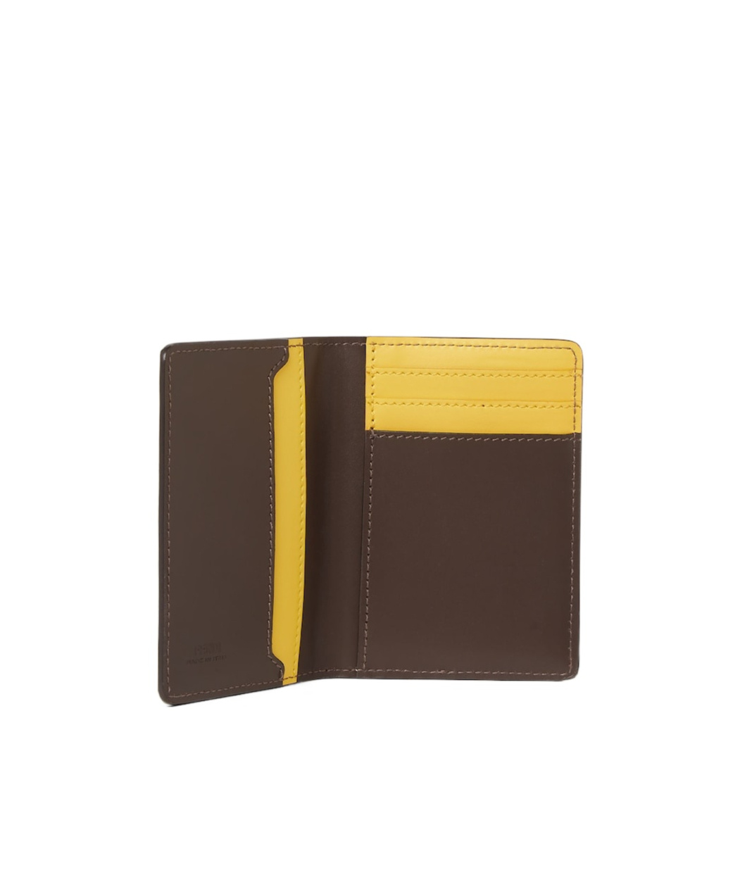 Fendi Shadow Card Holder Accessories In Brown