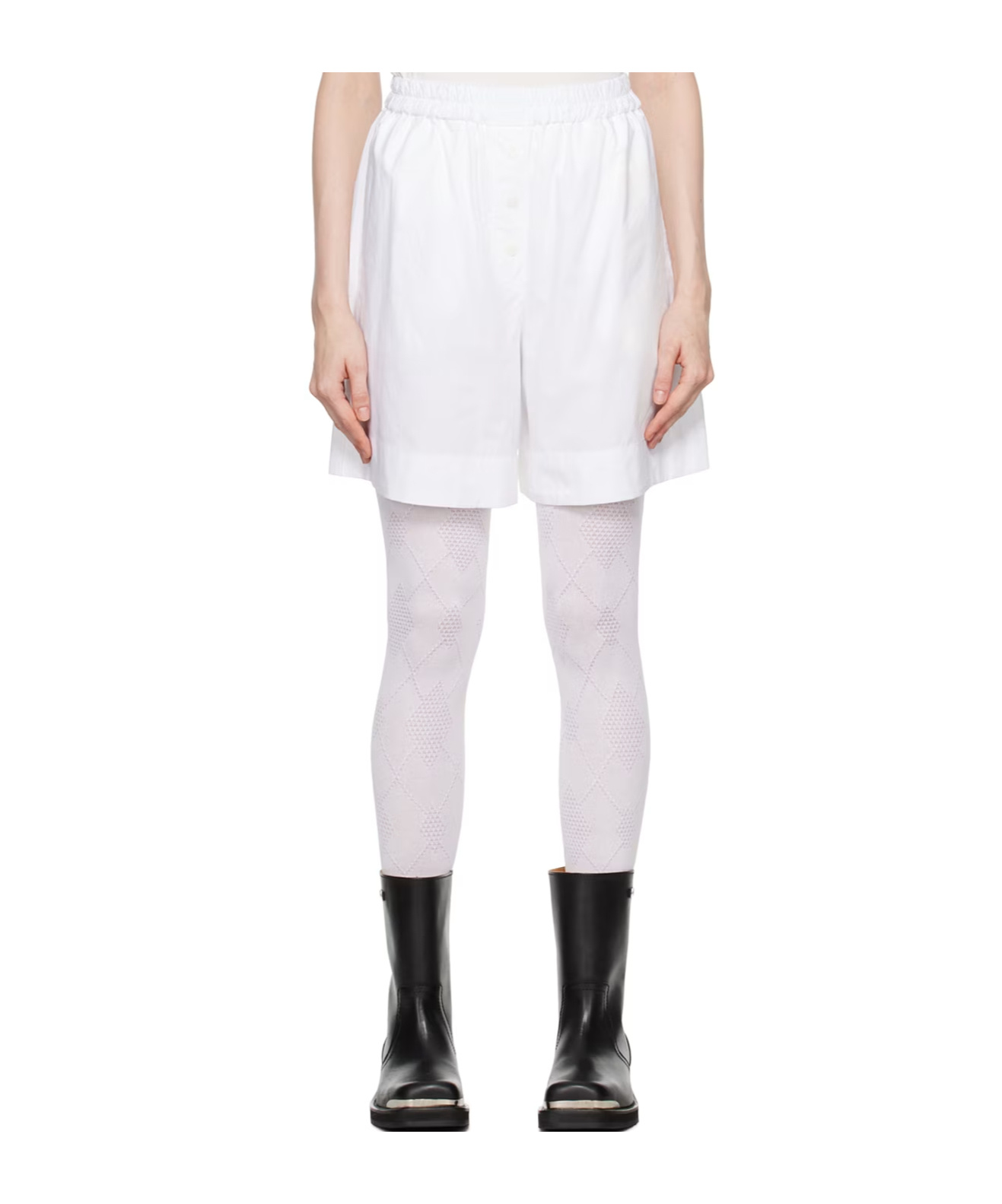 Open Yy Diamond Pattern Short Circuit In White