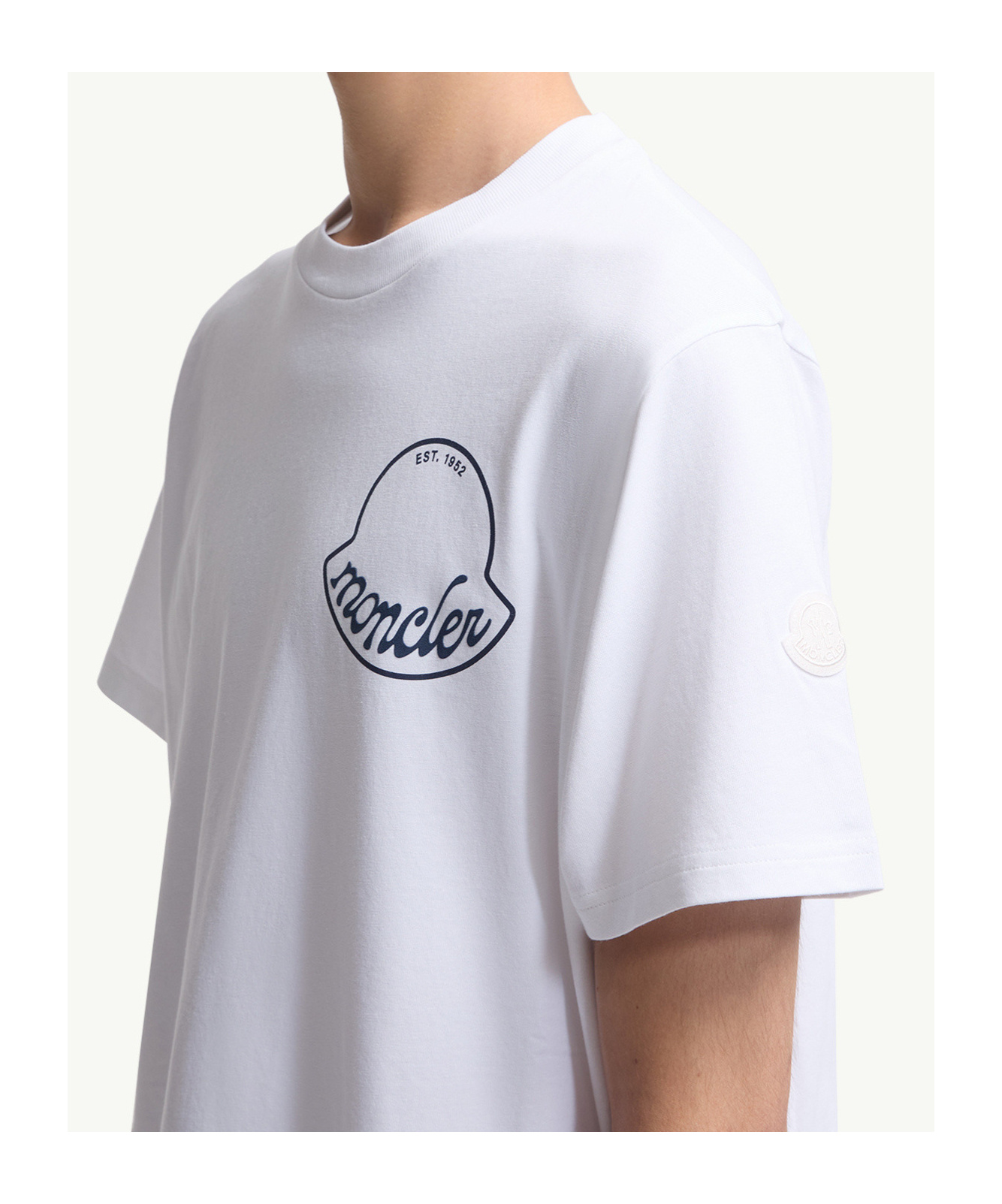 Moncler Round Neck Short Sleeve T-shirt