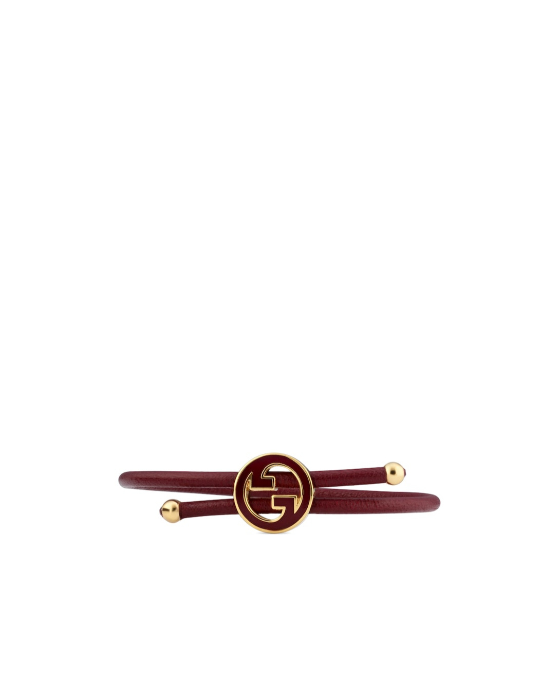 Gucci Bracelet With Enamel Round Interlocking G