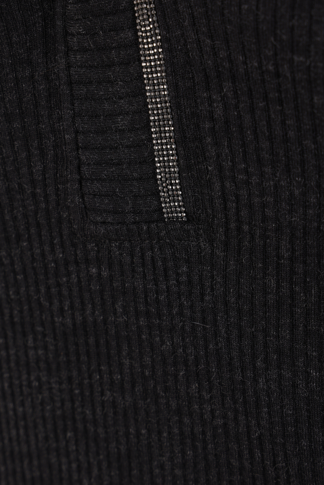 BRUNELLO CUCINELLI CRYSTAL-EMBELLISHED KITTED TOP