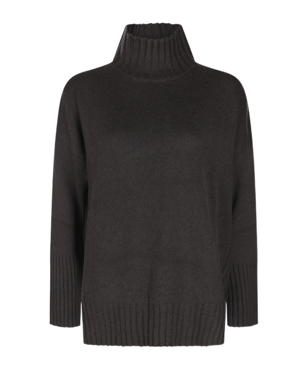 Antonelli Turtleneck Long Sleeve Sweater In Blue