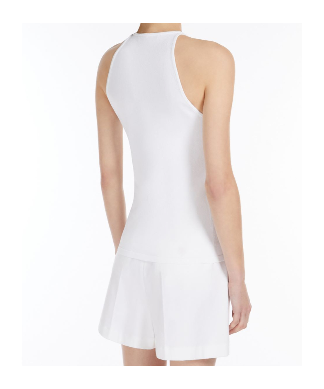 Max Mara V-neck Vest In White