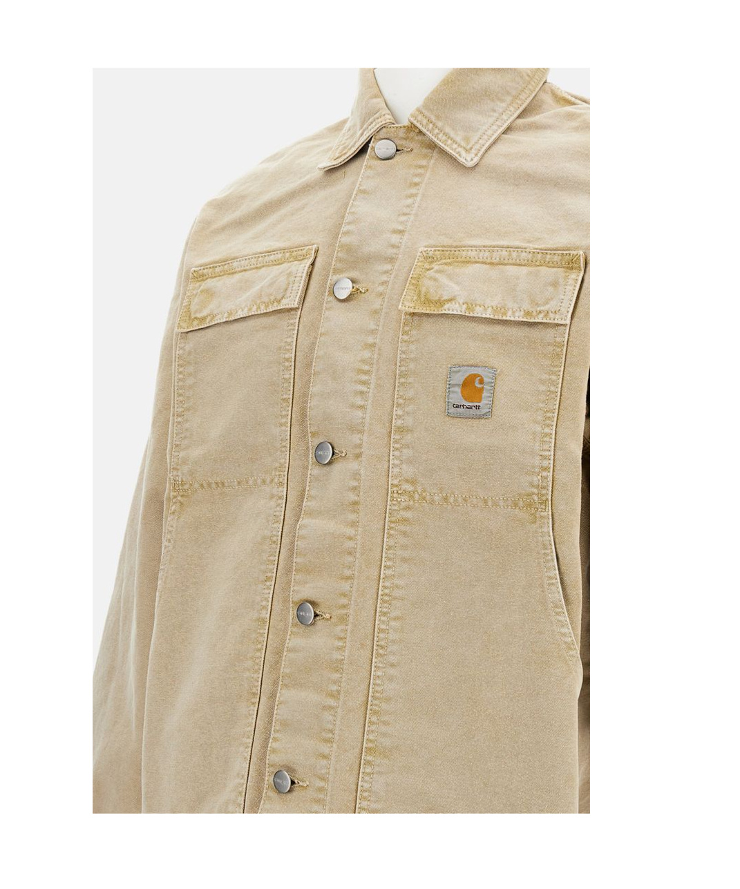 Carhartt Og Arctic Jacket In Denim Beige Uomo In Brown