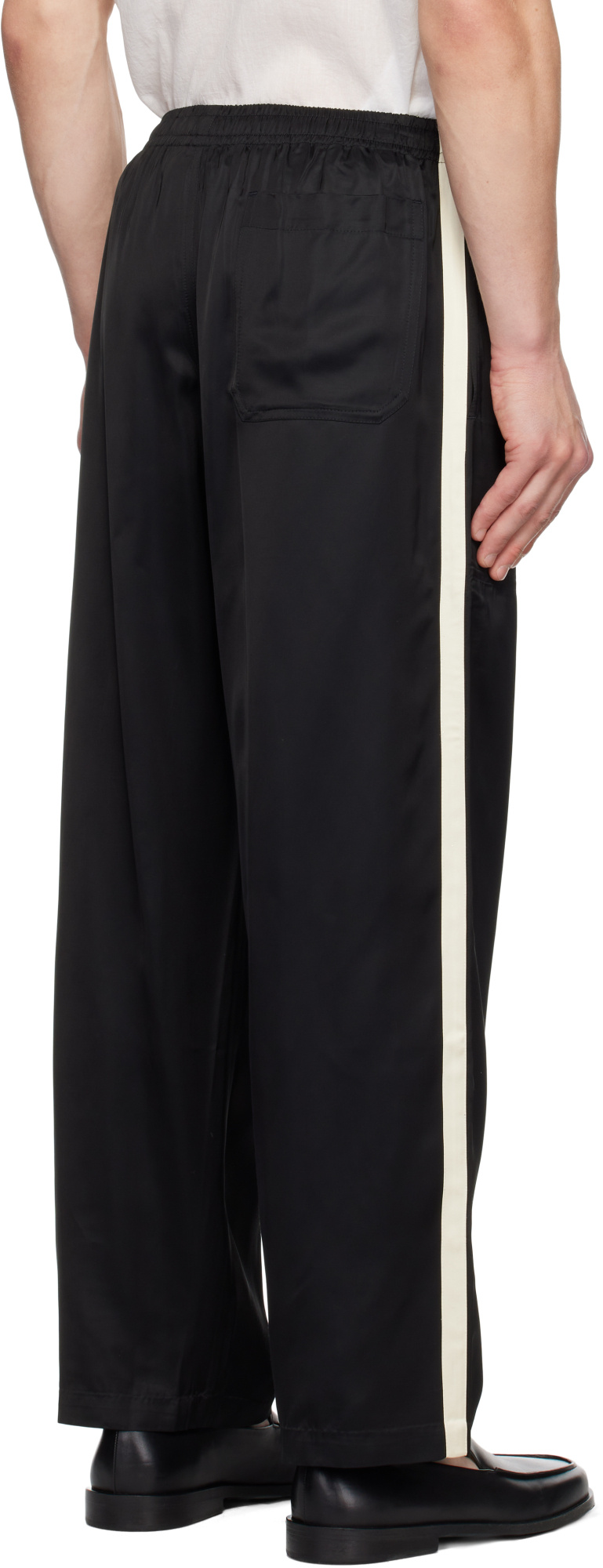 Bode Barathea Mcnab Trousers In Black