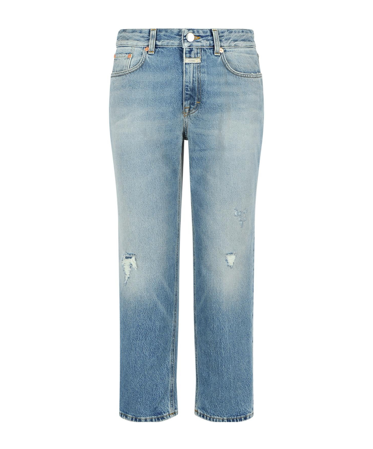 CLOSED BELT-LOOP JEANS