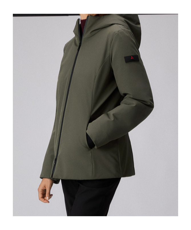 Peuterey Active Bi-stretch Nylon Jacket In Green