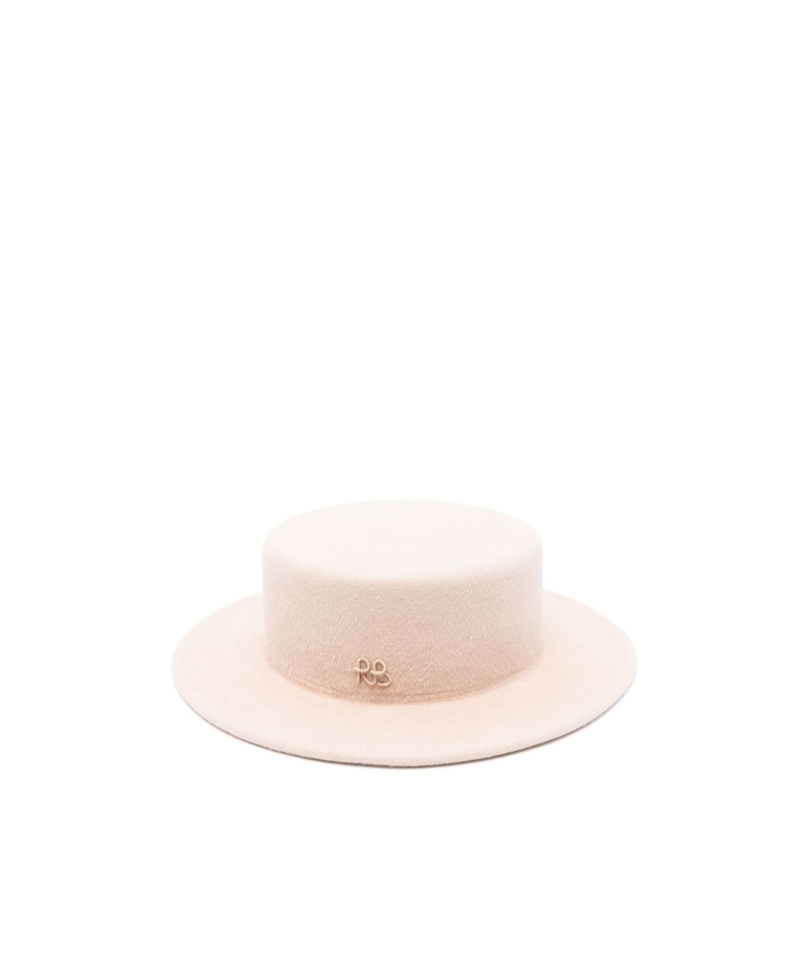 Ruslan Baginskiy Letter-decorated Flat-topped Hat In White