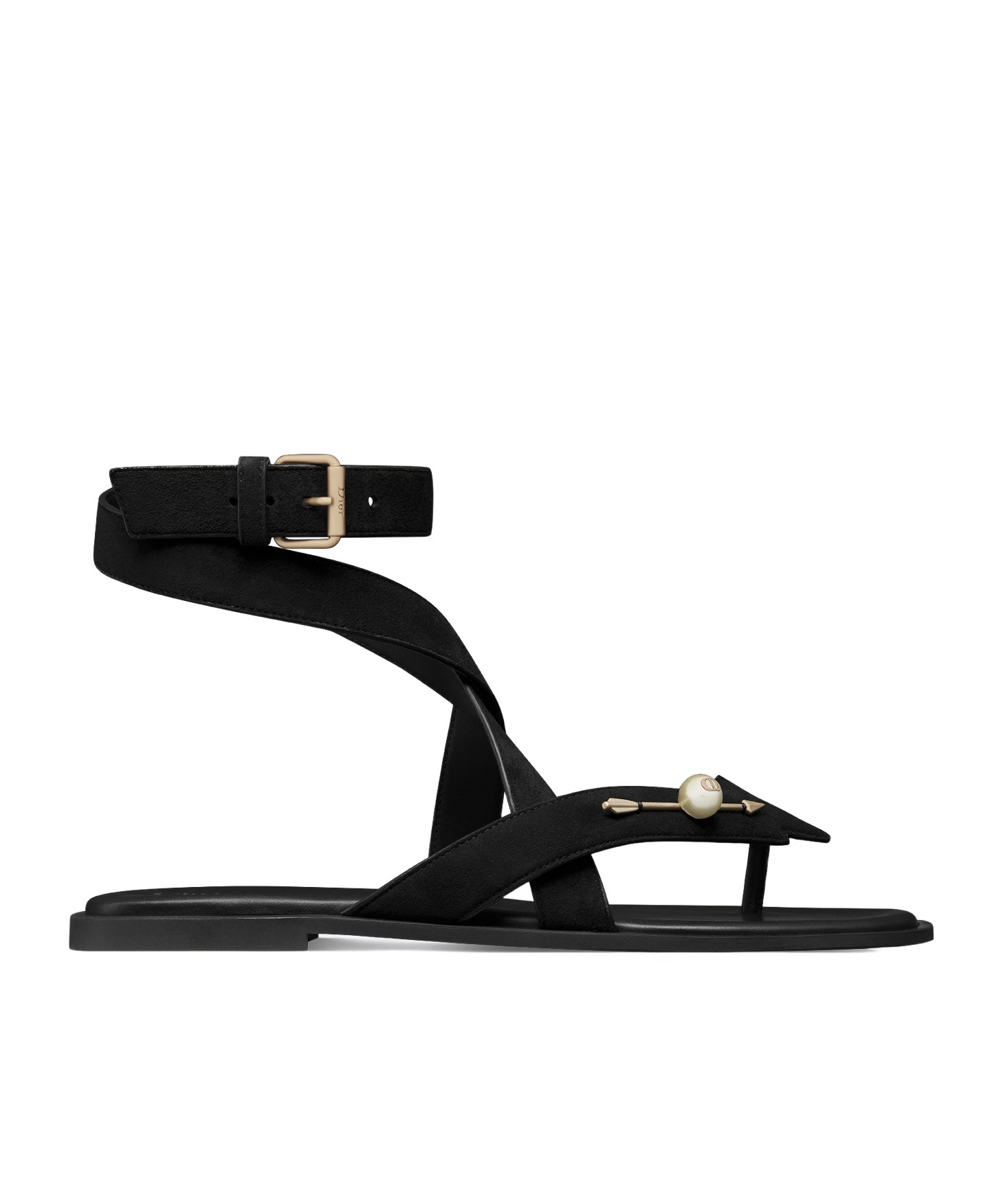Dior D-vinity Flip Flop Sandals In Black