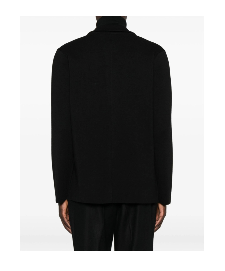 Roberto Collina Single-breasted Casual Jacket In Black