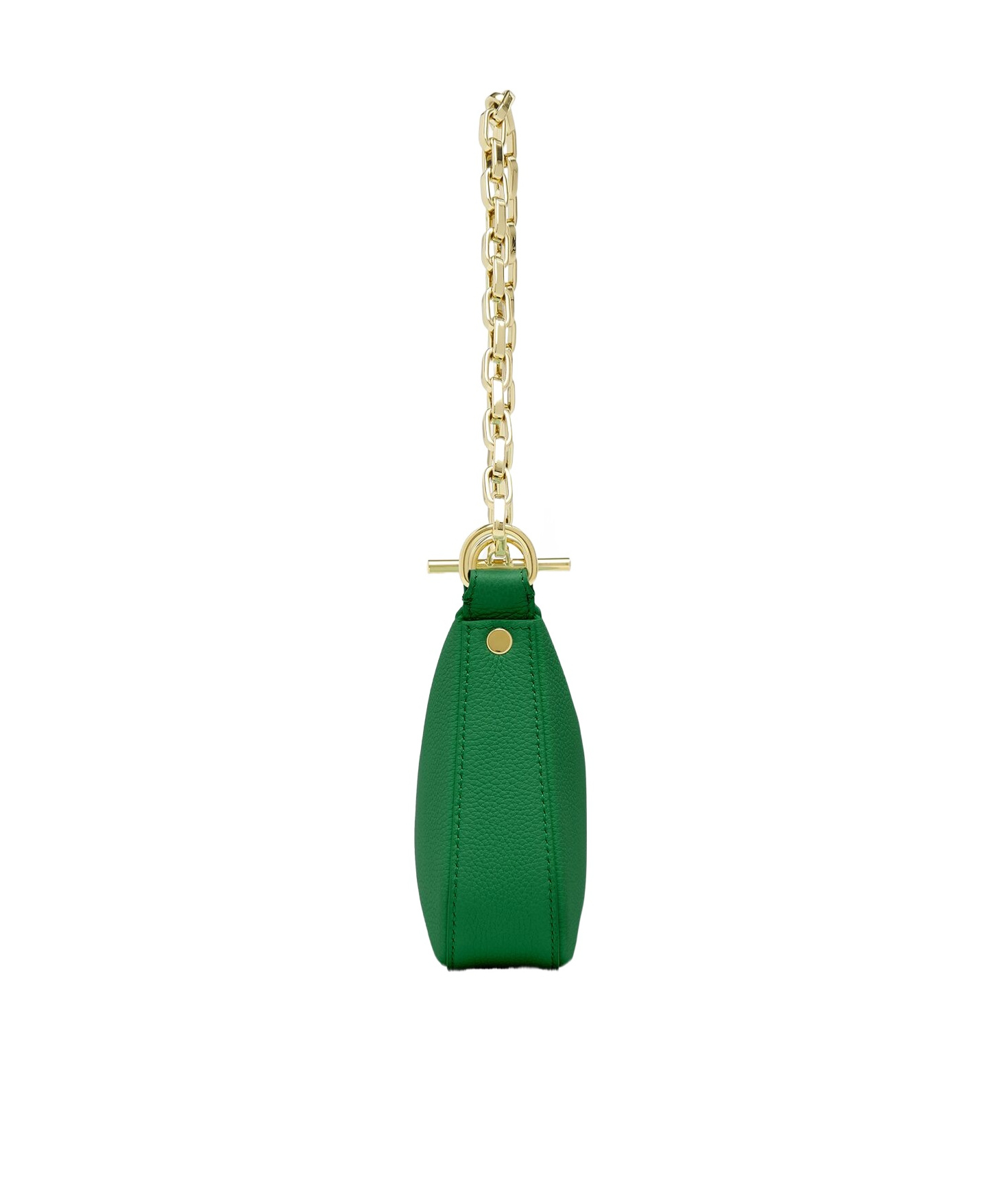 Alexander Mcqueen T-bar Chain-strap Leather Tote Bag In Green