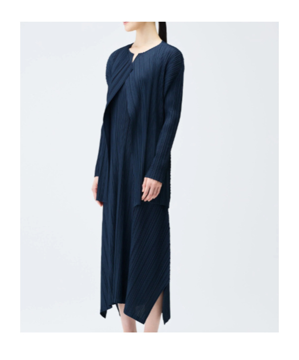 Issey Miyake Mellow Pleats In Blue