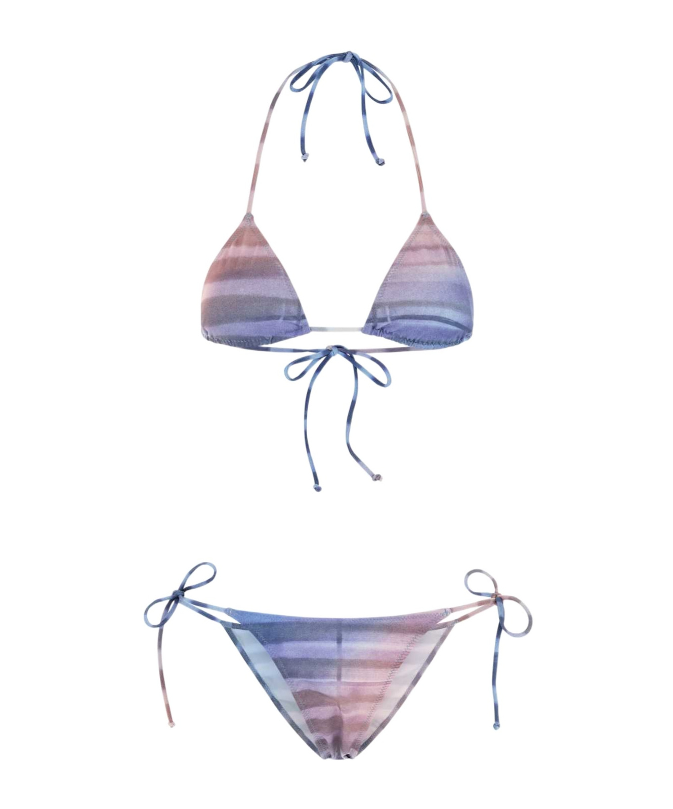 Jean Paul Gaultier Air Bikini Set In Blue