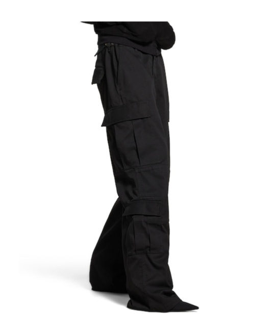 Balenciaga Unity Sports Icon Light Cargo Pants In Black
