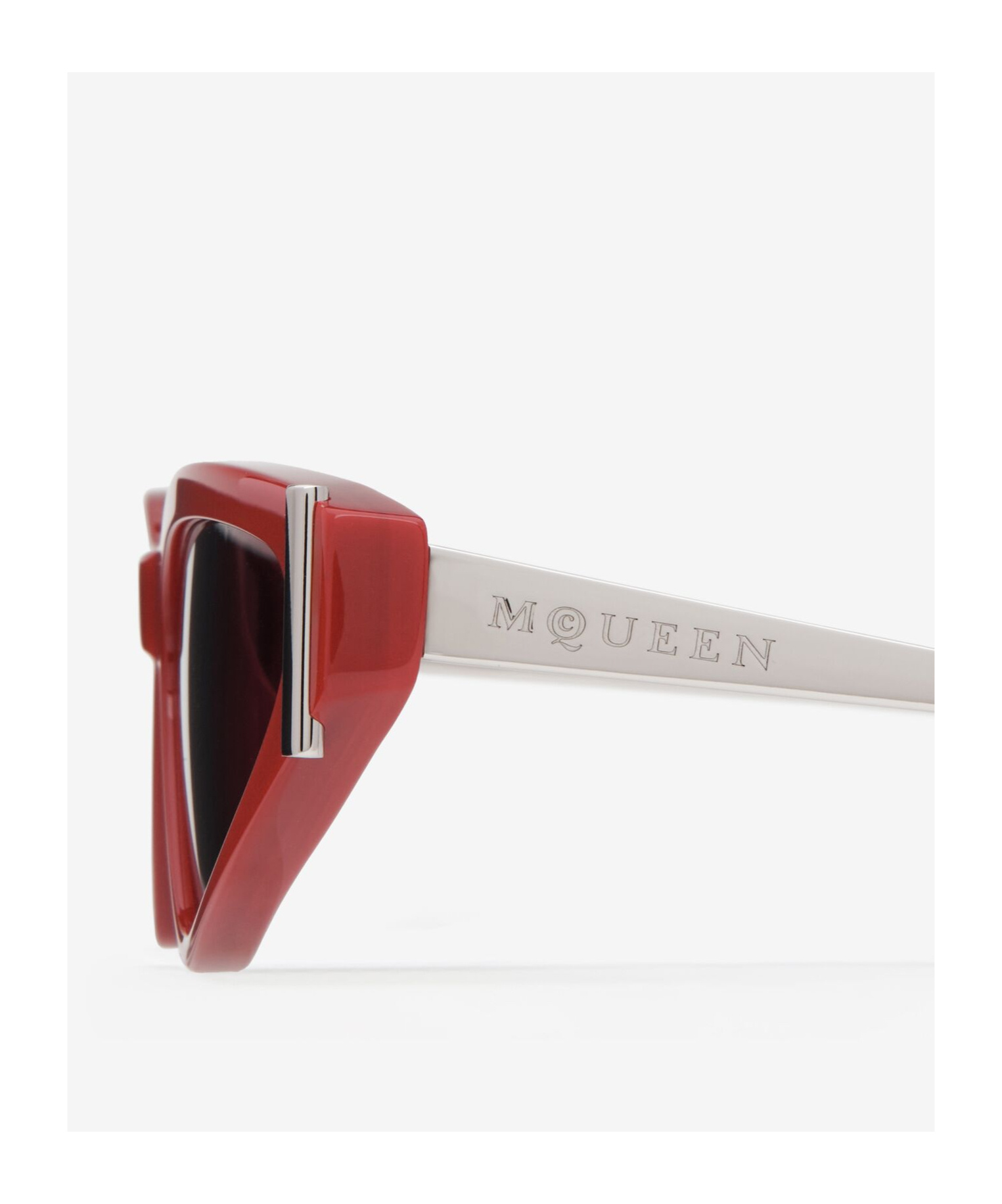 Alexander Mcqueen Side T-bar Sunglasses In Pink