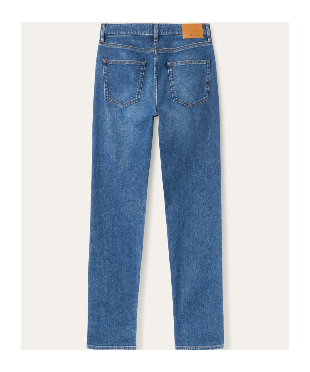 Loro Piana Belt-loop Jeans In Blue