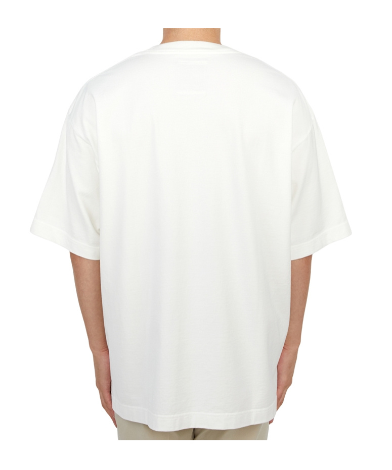 Miharayasuhiro George Crew-neck Cotton T-shirt In White