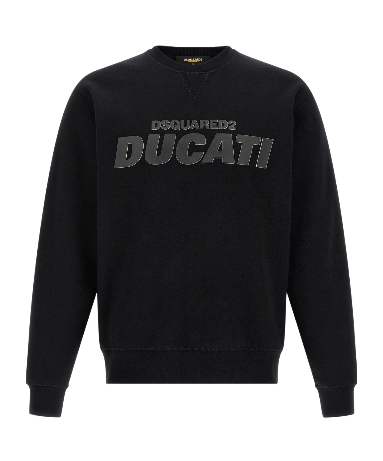 Dsquared2 X Ducati Capsule Crewneck Sweatshirt In Black