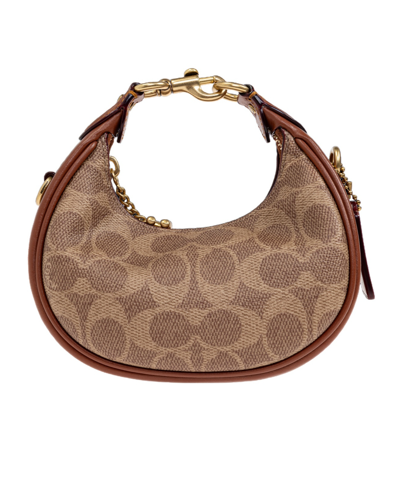 Coach Zippered Shoulder Bag In Brown