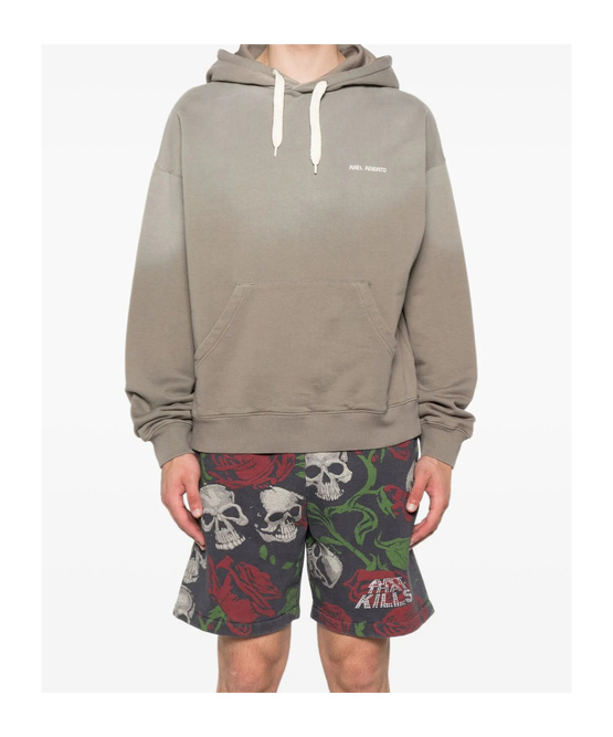 Axel Arigato Cotton Hoodie In Gray