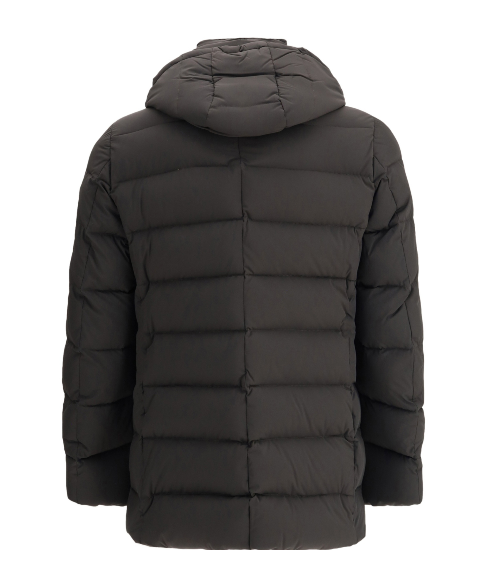 Moorer Florio Double-breasted Padded Jacket In Brown