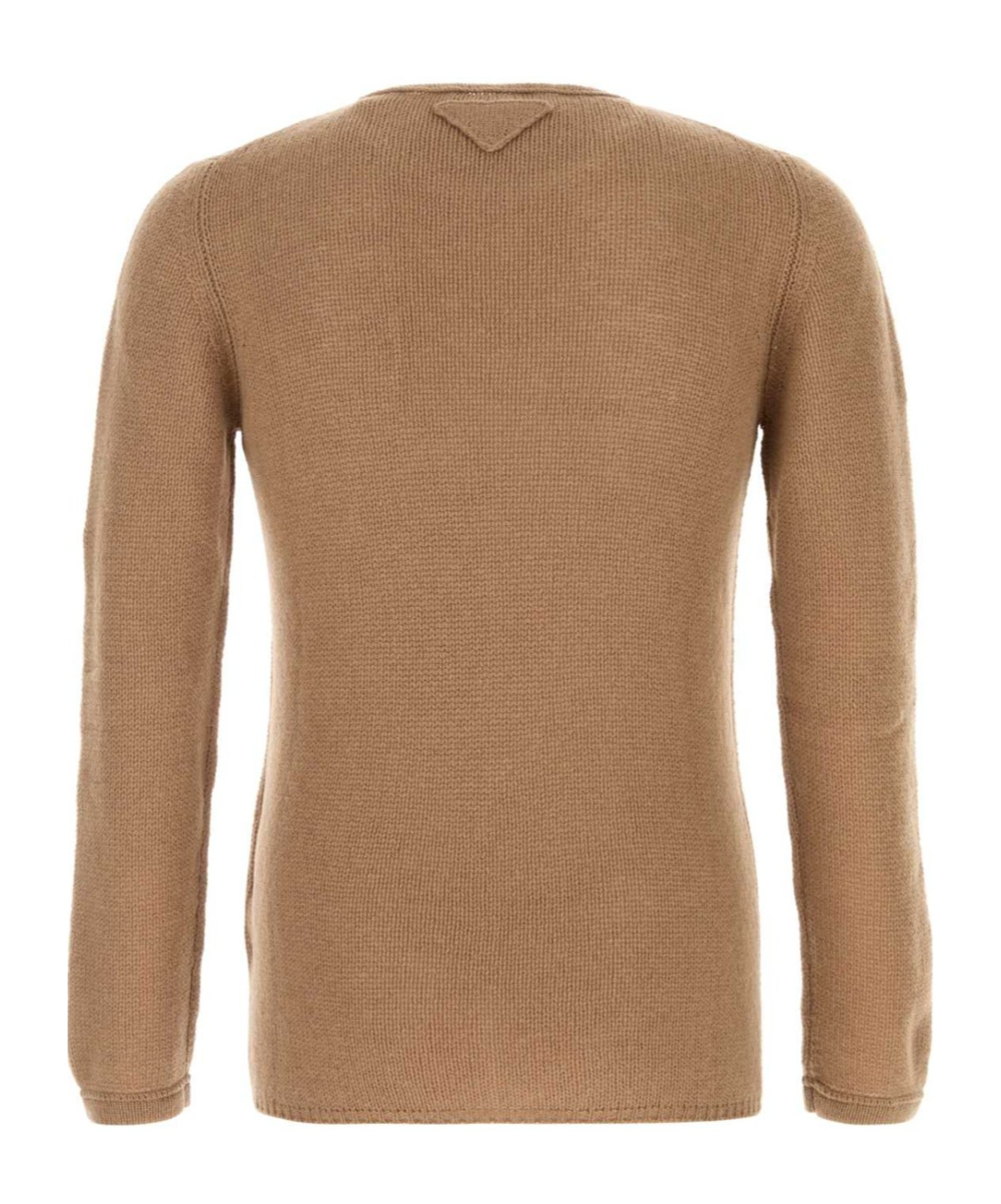 Prada Maglione In Cashmere Cammello Uomo In Brown