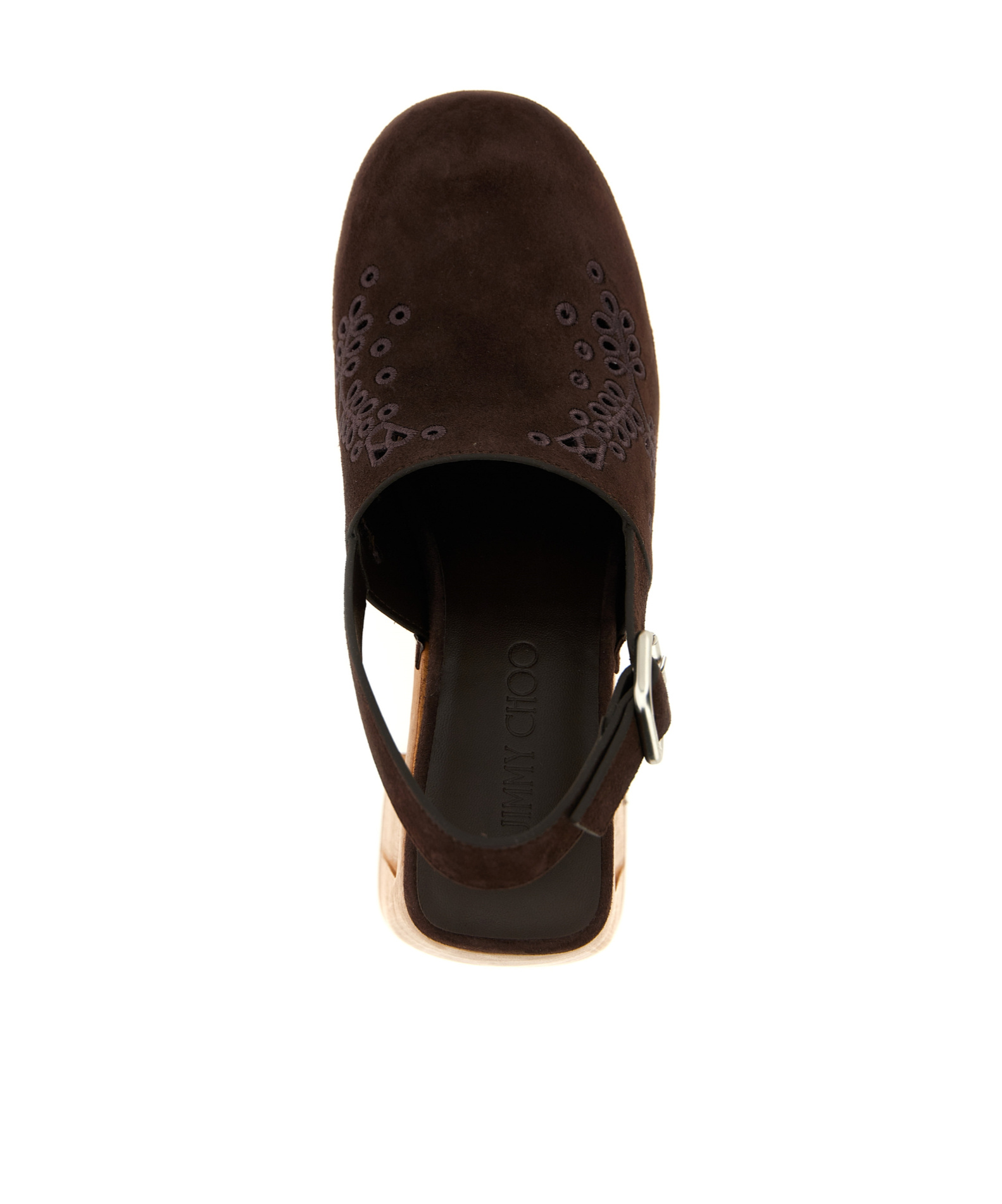 Jimmy Choo 135mm Alida Sangallo-embroidered Platform Pumps In Brown