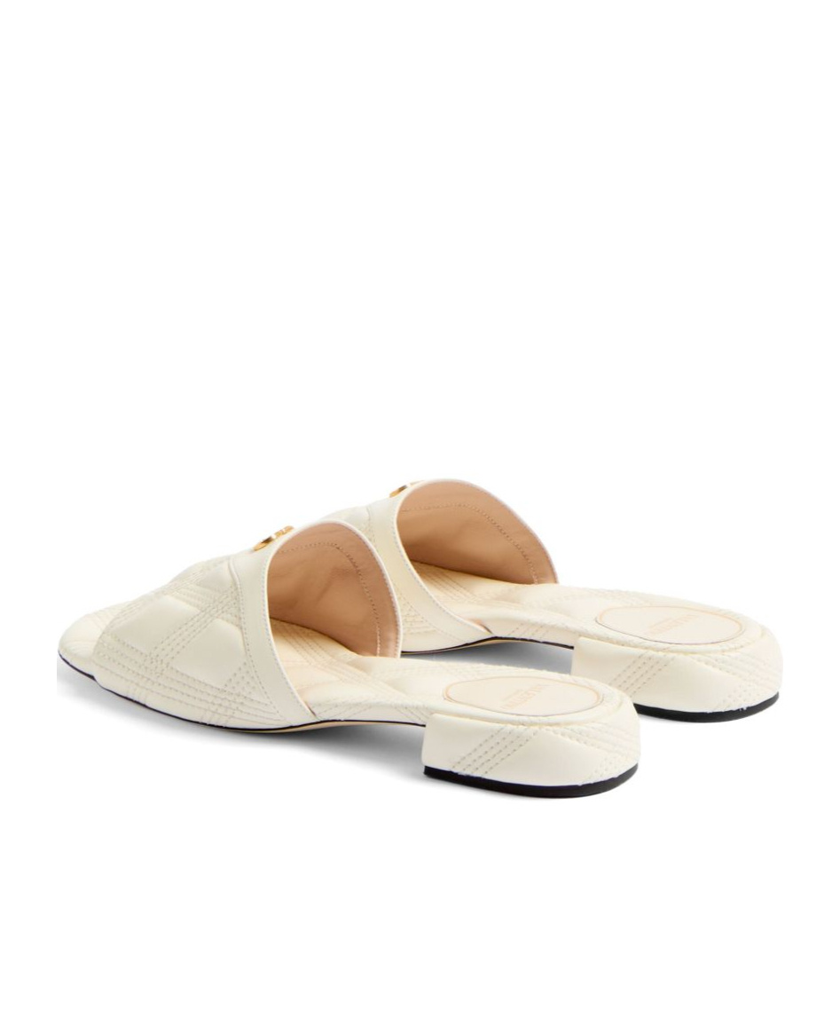 Valentino Open-toed Slippers In White