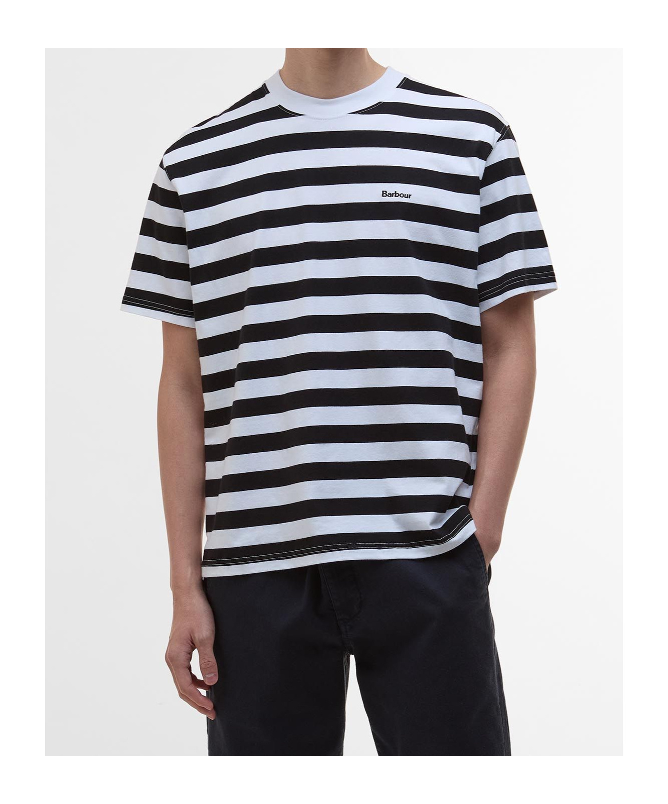 BARBOUR SALTFORD STRIPED T-SHIRT