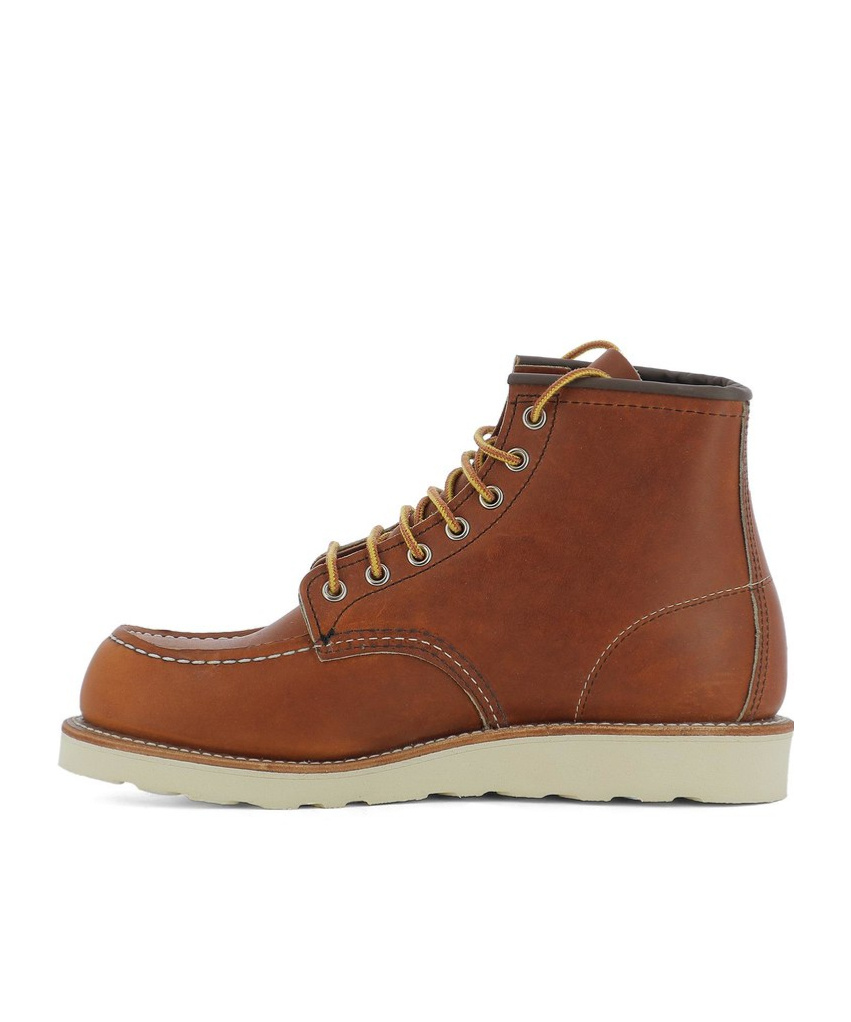 Red Wing Shoes Classic Moc Lace-up Boots For Men In Brown