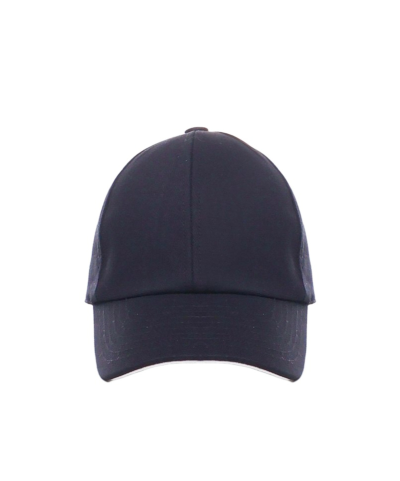 Courrèges Embroidered Cap In Black