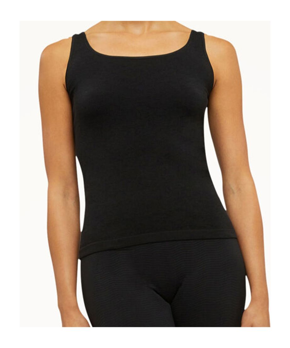 Wolford Crew Neck Vest In Black
