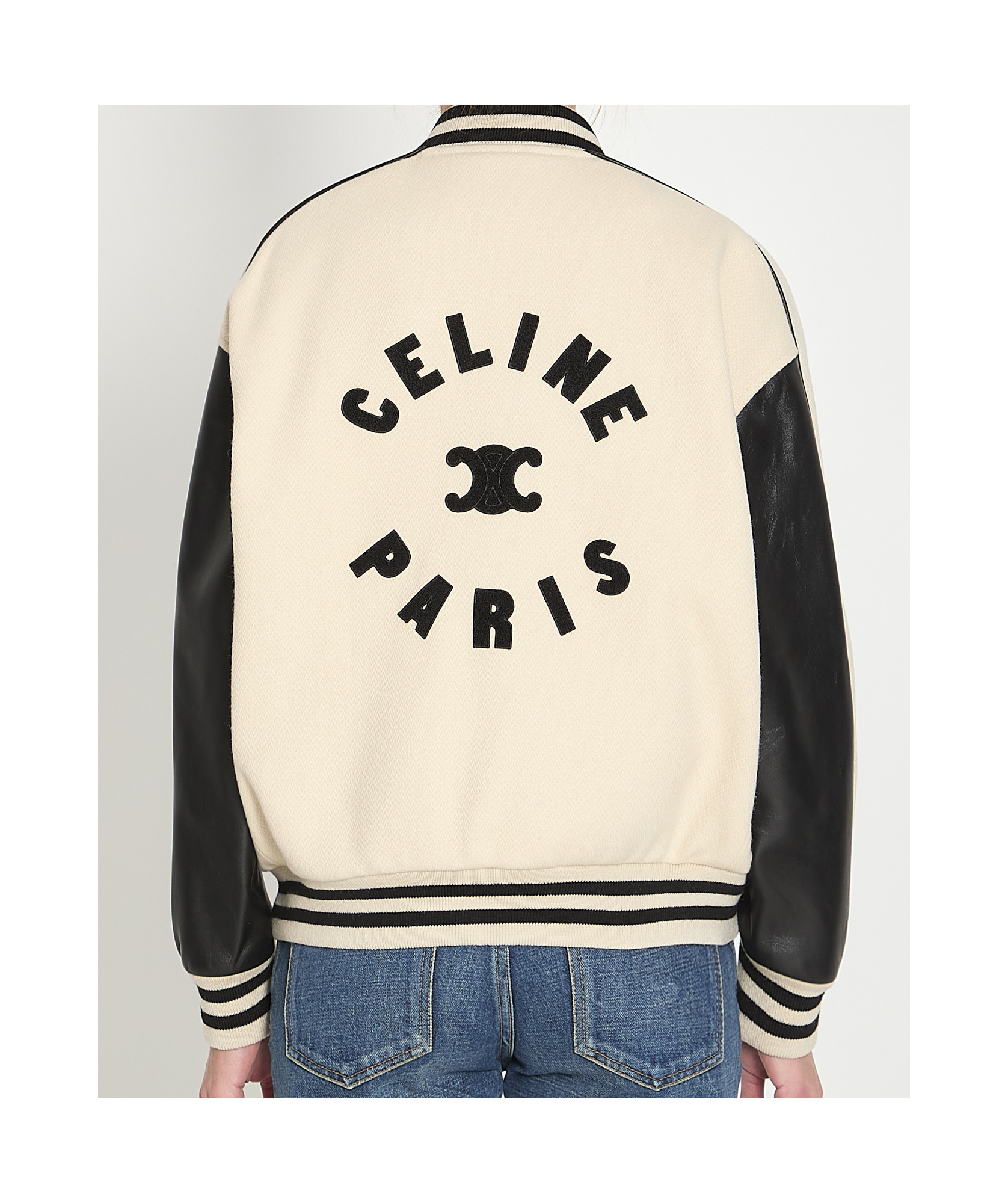 Celine Long-sleeved Casual Jacket In White