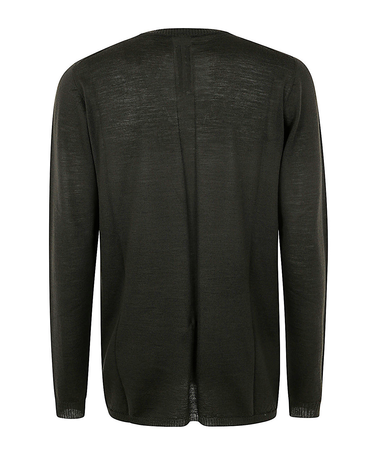 Rick Owens Oversized Lightweight Knit Crewneck Sweater In Black