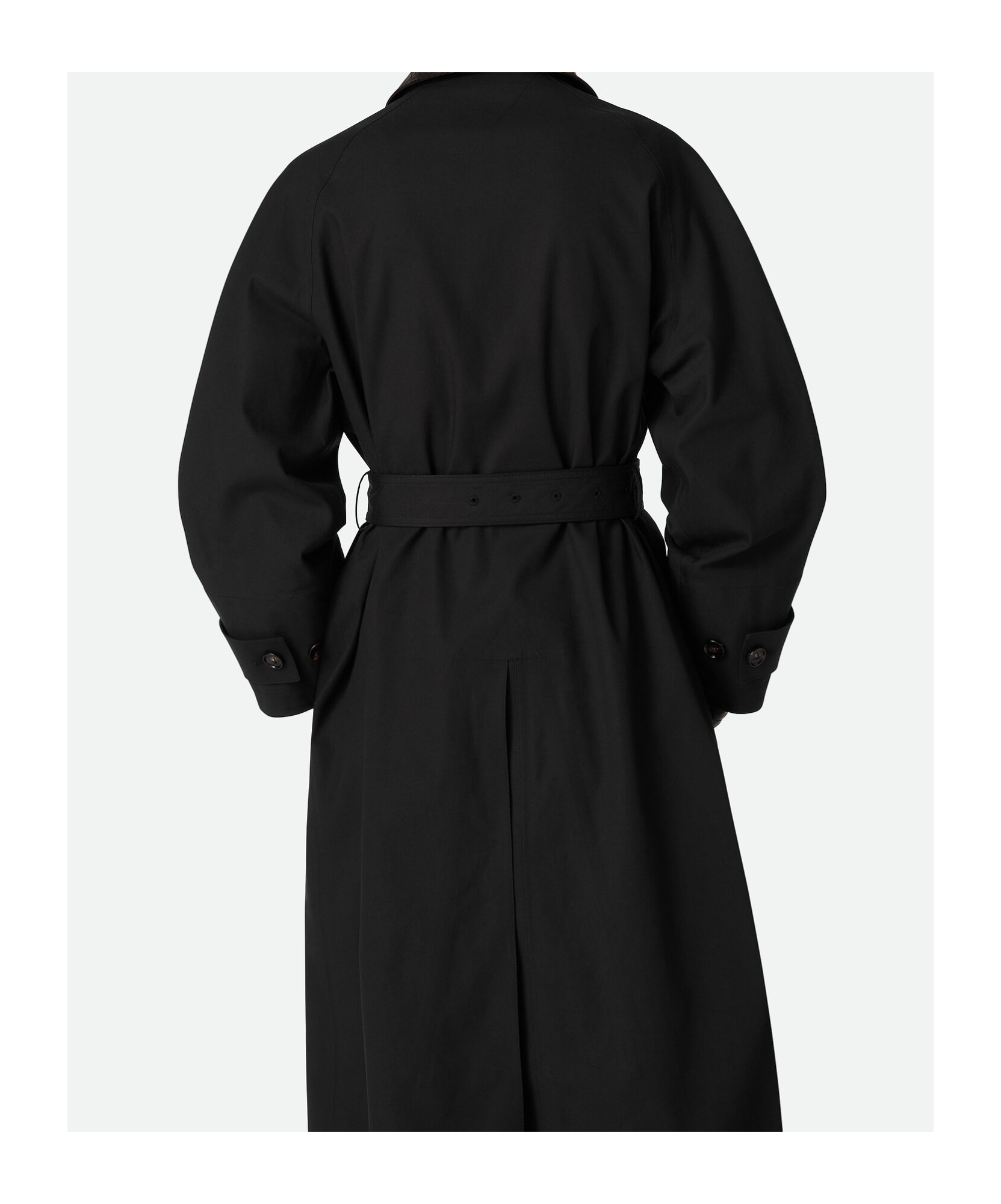 Bottega Veneta Cotton Long-sleeved Windbreaker In Black