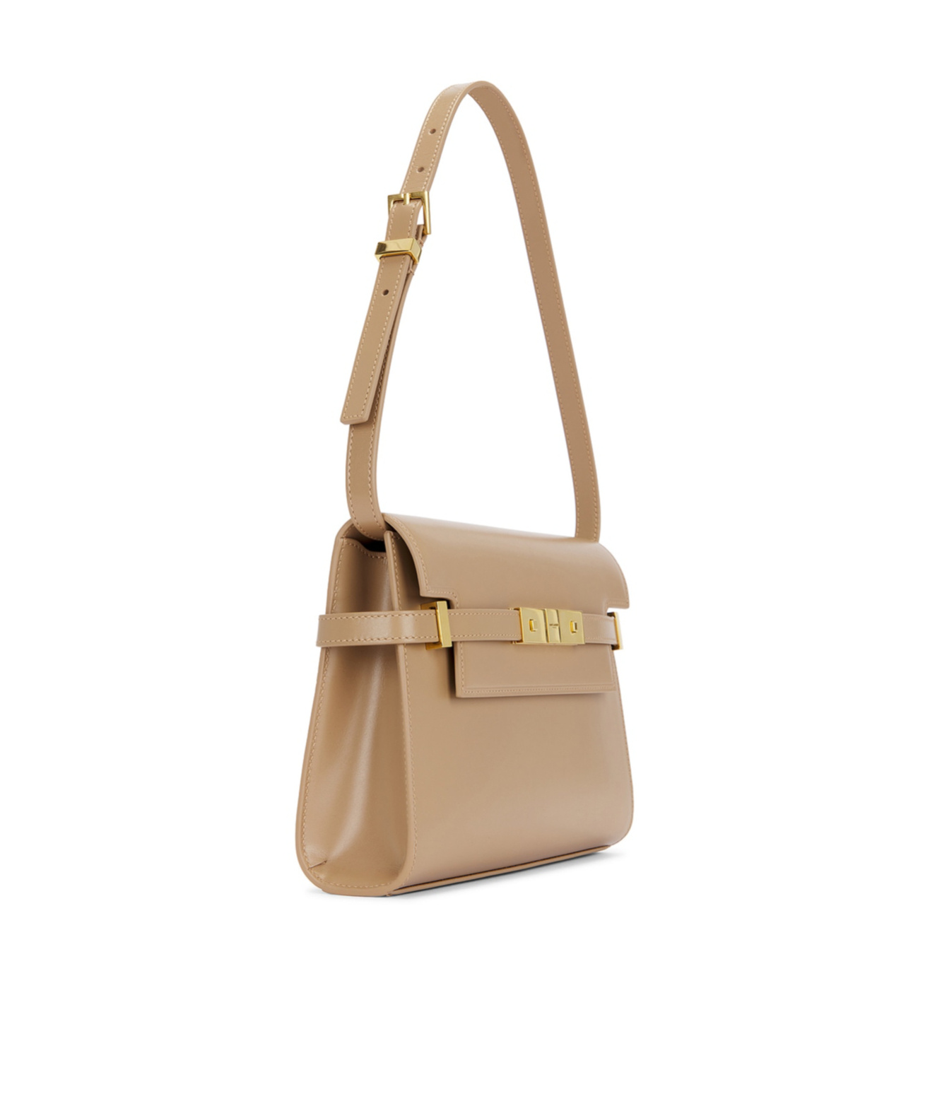 Saint Laurent Flip Shoulder Bag In Green
